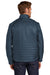 Port Authority Mens Packable Puffy Full Zip Jacket Regatta Blue/River Navy Blue Side