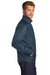 Port Authority Mens Packable Puffy Full Zip Jacket Regatta Blue/River Navy Blue Side