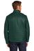 Port Authority Mens Packable Puffy Full Zip Jacket Tree Green/Marine Green Side