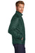 Port Authority Mens Packable Puffy Full Zip Jacket Tree Green/Marine Green Side