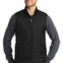 Port Authority Mens Water Resistant Packable Puffy Full Zip Vest - Deep Black