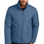 Port Authority Mens Water Resistant Full Zip Puffer Jacket - Dusk Blue