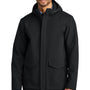 Port Authority Mens Collective Water Resistant Full Zip Hooded Parka - Deep Black