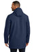 Port Authority J919 Mens Collective Full Zip Hooded Parka River Navy Blue Back