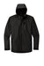 Port Authority J920 Collective Tech Full Zip Outer Shell Hooded Jacket Deep Black Flat Front