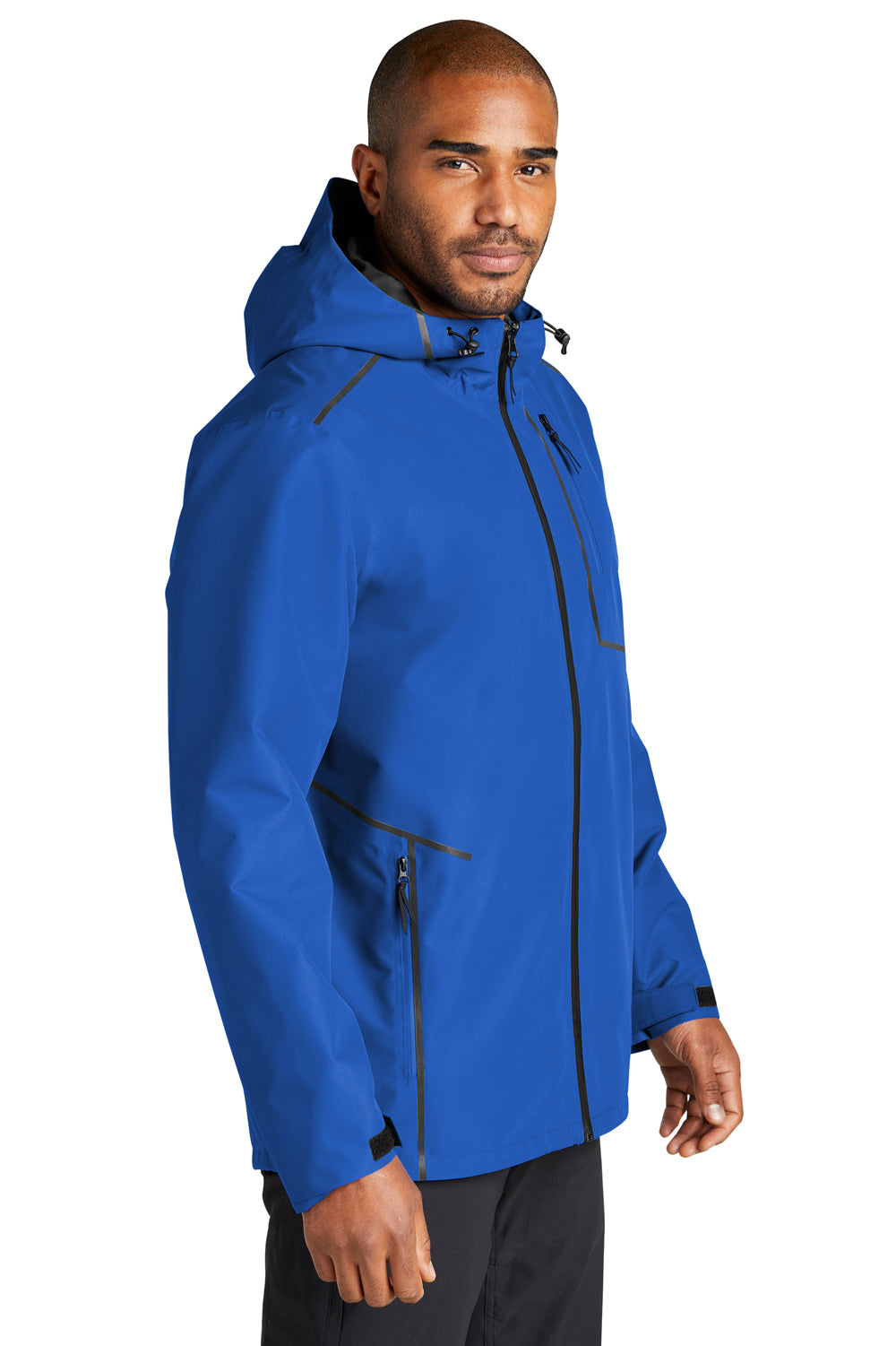 Port Authority J920 Collective Tech Full Zip Outer Shell Hooded Jacket True Royal Blue 3Q