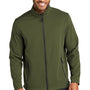 Port Authority Mens Collective Tech Waterproof Full Zip Soft Shell Jacket - Olive Green