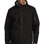 Sport-Tek Mens Waterproof Insulated Full Zip Hooded Jacket - Black