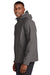 Sport-Tek JST56 Waterproof Insulated Full Zip Hooded Jacket Graphite Grey Side