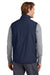 Sport-Tek JST57 Mens Insulated Full Zip Vest True Navy Blue Back