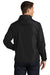 Sport-Tek Mens Packable Anorak Hooded Jacket Black Side