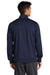 Sport-Tek Mens Full Zip Track Jacket True Navy Blue/White Side