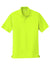 Port Authority Mens Dry Zone Moisture Wicking Short Sleeve Polo Shirt Safety Yellow Flat Front