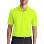 Port Authority Mens Dry Zone Moisture Wicking Short Sleeve Polo Shirt - Safety Yellow