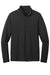 Port Authority K112 Mens Dry Zone UV Micro Mesh 1/4 Zip Sweatshirt Deep Black Flat Front
