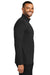 Port Authority K112 Mens Dry Zone UV Micro Mesh 1/4 Zip Sweatshirt Deep Black Side