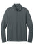 Port Authority K112 Mens Dry Zone UV Micro Mesh 1/4 Zip Sweatshirt Graphite Grey Flat Front