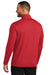 Port Authority K112 Mens Dry Zone UV Micro Mesh 1/4 Zip Sweatshirt Rich Red Back
