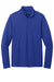 Port Authority K112 Mens Dry Zone UV Micro Mesh 1/4 Zip Sweatshirt True Royal Blue Flat Front