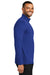 Port Authority K112 Mens Dry Zone UV Micro Mesh 1/4 Zip Sweatshirt True Royal Blue Side