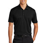 Port Authority Mens Staff Performance Moisture Wicking Short Sleeve Polo Shirt - Black