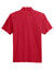 Port Authority K398 Staff Performance Short Sleeve Polo Shirt Engine Red Flat Back
