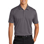 Port Authority Mens Staff Performance Moisture Wicking Short Sleeve Polo Shirt - Graphite Grey