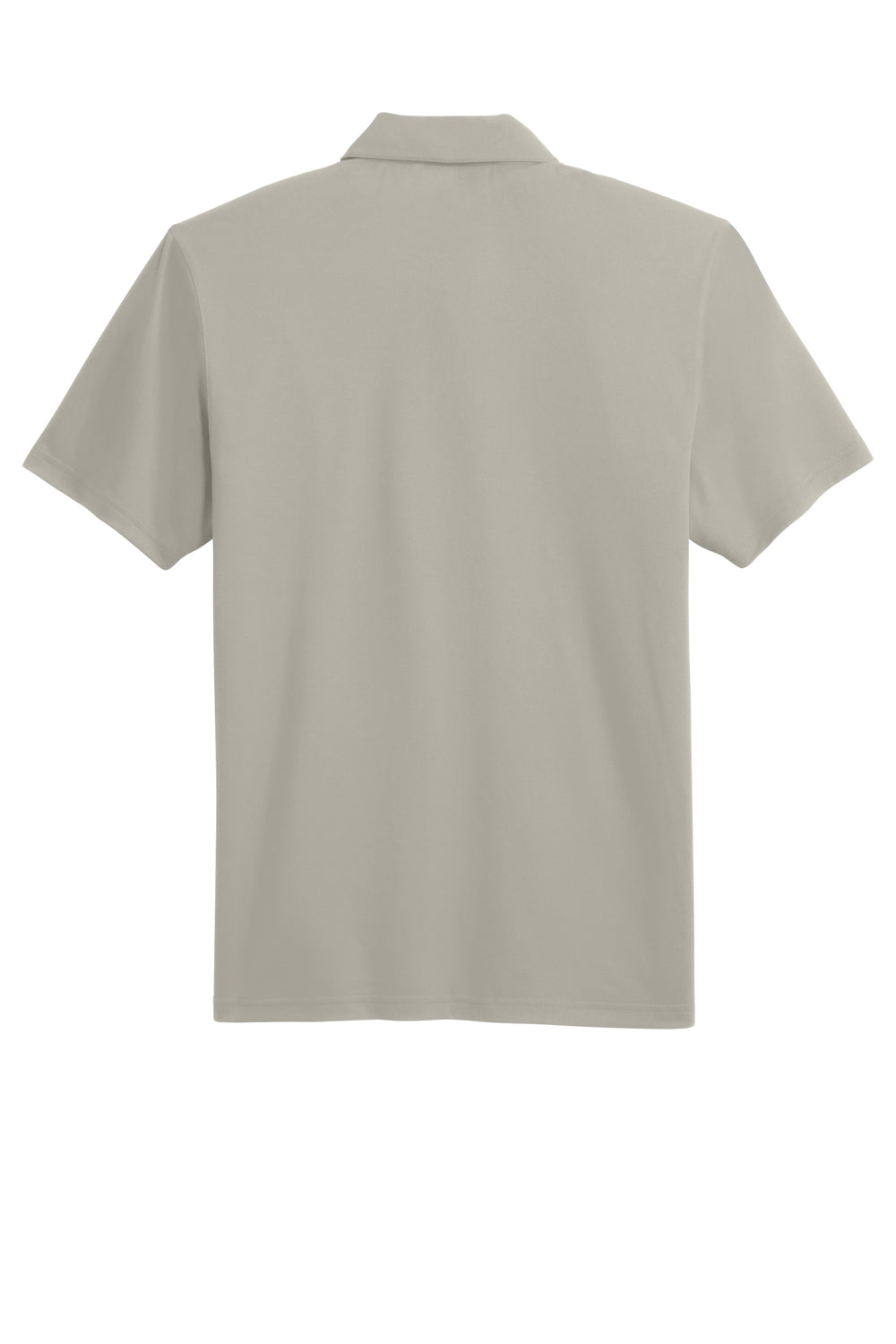 Port Authority K398 Staff Performance Short Sleeve Polo Shirt Silver Grey Flat Back
