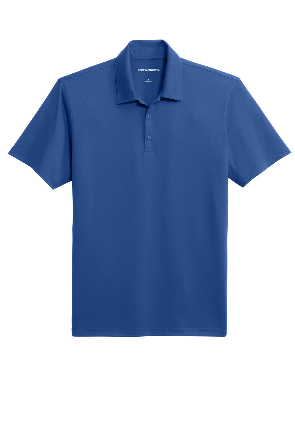 Port Authority K398 Staff Performance Short Sleeve Polo Shirt True Blue Flat Front