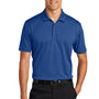 Port Authority Mens Staff Performance Moisture Wicking Short Sleeve Polo Shirt - True Blue