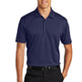 Port Authority Mens Staff Performance Moisture Wicking Short Sleeve Polo Shirt - True Navy Blue