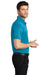 Port Authority Mens Silk Touch Performance Moisture Wicking Short Sleeve Polo Shirt Parcel Blue Side