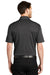 Port Authority Mens Performance Silk Touch Short Sleeve Polo Shirt Heather Black Side