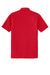 Port Authority K572 Mens Dry Zone Moisture Wicking Short Sleeve Polo Shirt Red Flat Back