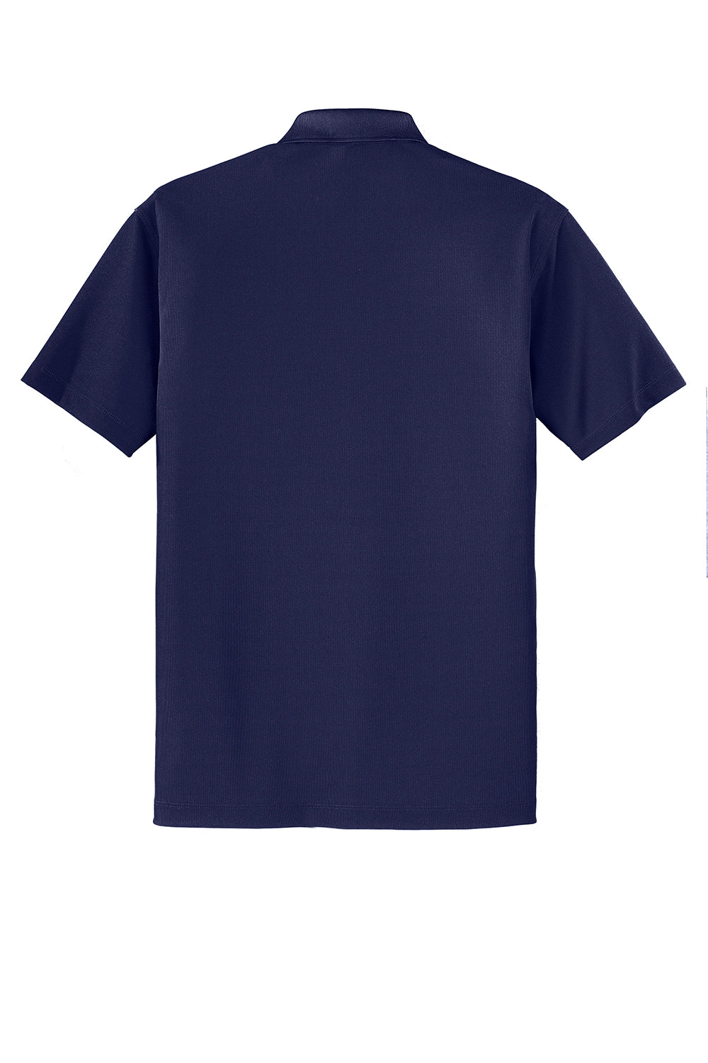 Port Authority K572 Mens Dry Zone Moisture Wicking Short Sleeve Polo Shirt Navy Blue Flat Back