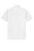 Port Authority K572 Mens Dry Zone Moisture Wicking Short Sleeve Polo Shirt White Flat Back