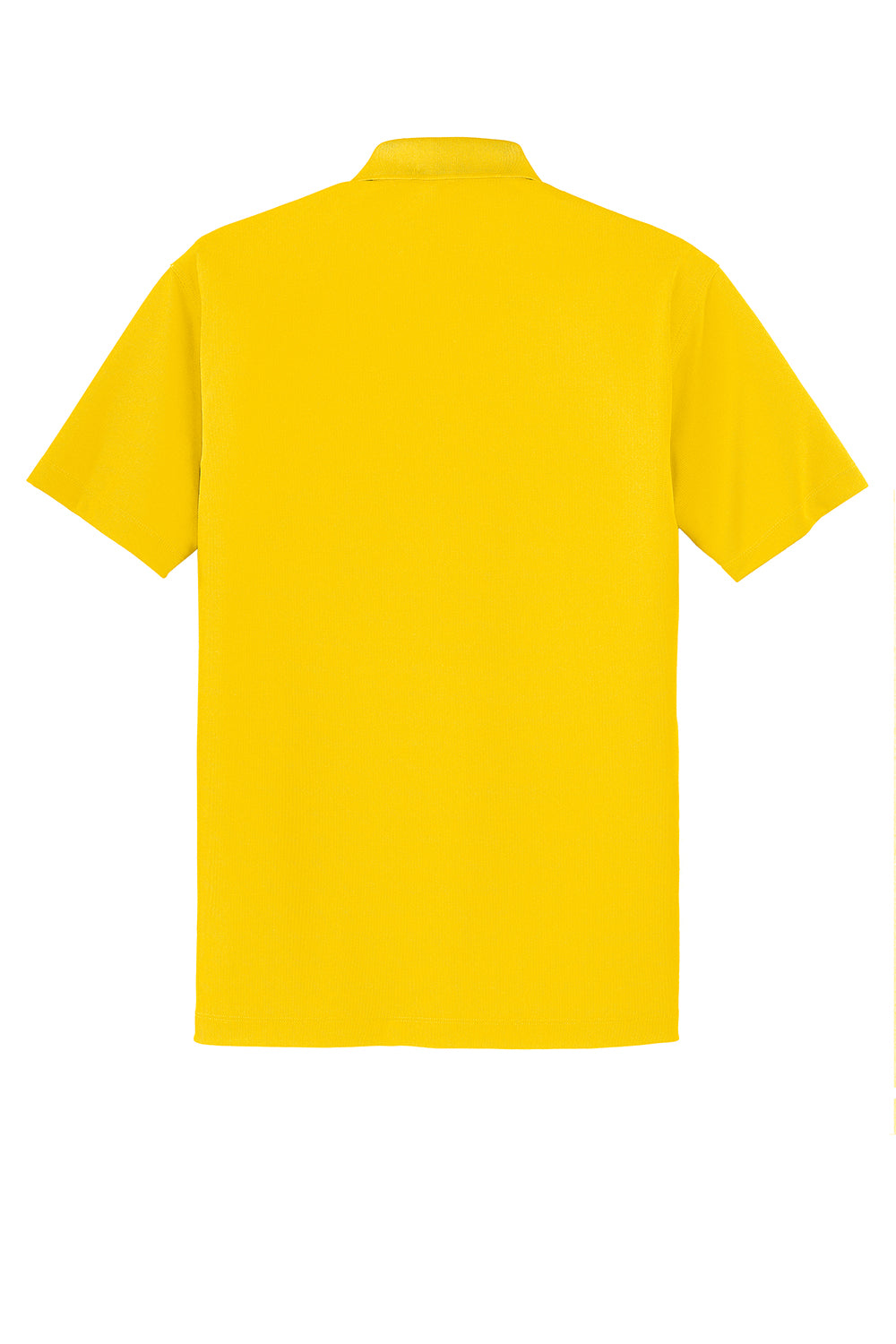 Port Authority K572 Mens Dry Zone Moisture Wicking Short Sleeve Polo Shirt Yellow Flat Back