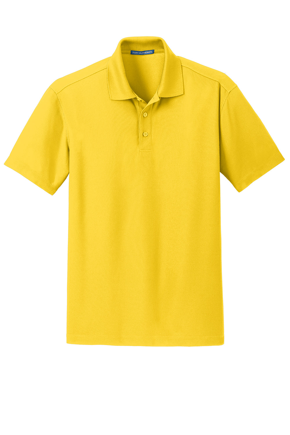 Port Authority K572 Mens Dry Zone Moisture Wicking Short Sleeve Polo Shirt Yellow Flat Front