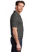 Port Authority Mens Stretch Short Sleeve Polo Shirt Black/Thunder Grey Side