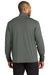 Port Authority K595 Mens Accord Stretch Fleece Full Zip Jacket Pewter Grey Back