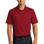 Port Authority Mens City Moisture Wicking Short Sleeve Polo Shirt - Garnet Red