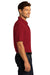 Port Authority Mens City Stretch Short Sleeve Polo Shirt Garnet Red Side