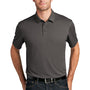 Port Authority Mens Moisture Wicking Short Sleeve Polo Shirt - Sterling Grey