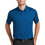 Port Authority Mens Moisture Wicking Short Sleeve Polo Shirt - True Blue
