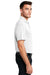 Port Authority Mens Choice Short Sleeve Polo Shirt White Side