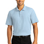 Port Authority Mens React SuperPro Snag Resistant Short Sleeve Polo Shirt - Cloud Blue