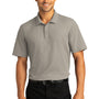 Port Authority Mens React SuperPro Snag Resistant Short Sleeve Polo Shirt - Gusty Grey