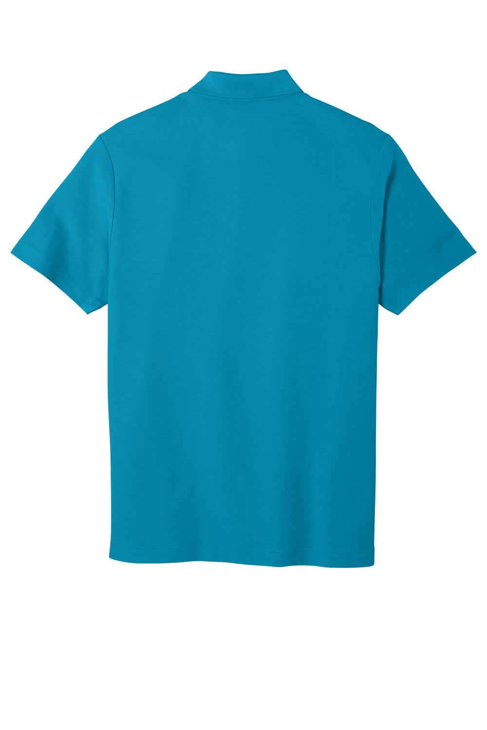 Port Authority Mens React SuperPro Snag Resistant Short Sleeve Polo Shirt Parcel Blue Flat Back