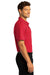 Port Authority Mens SuperPro React Short Sleeve Polo Shirt Rich Red Side
