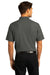 Port Authority Mens SuperPro React Short Sleeve Polo Shirt Storm Grey Side